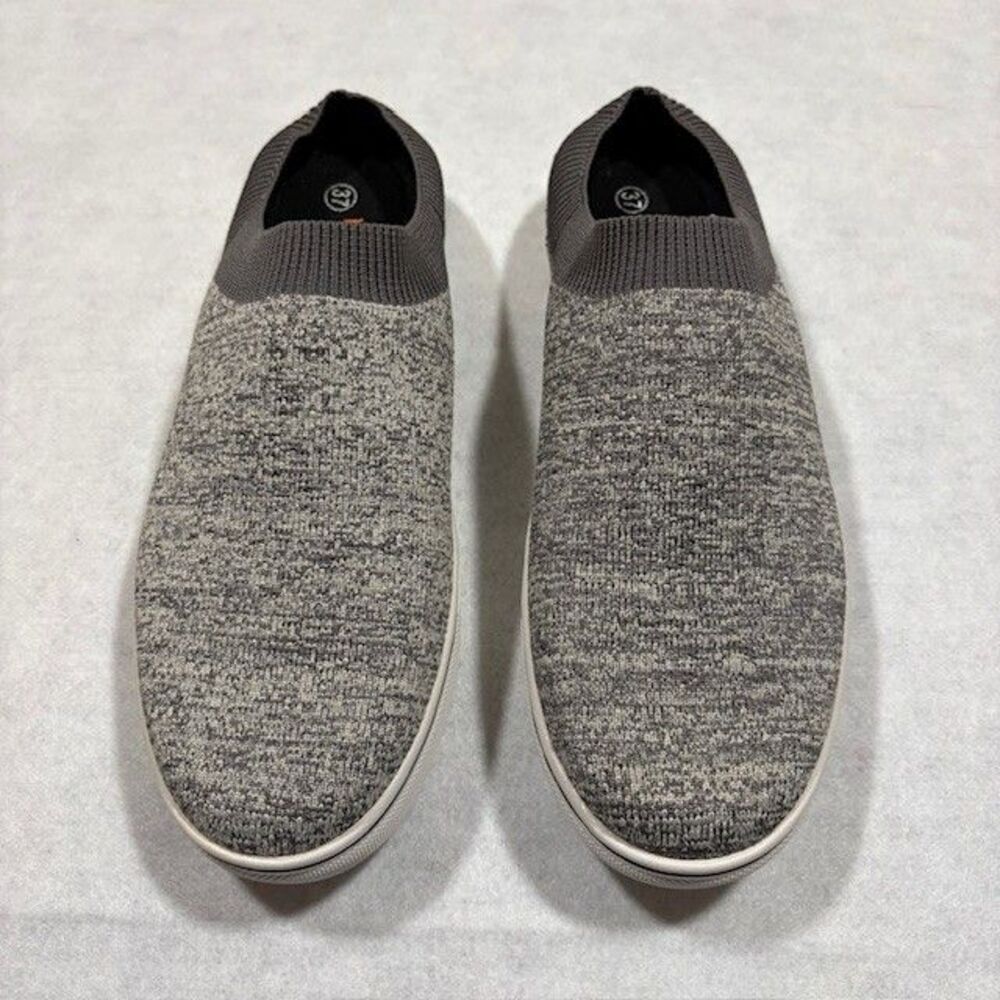 Bernie Mev New York Slip On Knit Sneakers Gray Women's US 6.5 EU 37 Comfort
